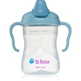 B.Box Spout Cup ceasca cu m&acirc;nere Ocean 4m+ 240 ml
