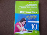 MATEMATICA BREVIAR TEORETIC CU EXERCITII SI PROBLEME REZOLVATE CLASA A X A