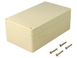 Carcasă universală ABS gri IP65 90mm x 158mm x 61mm