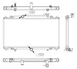 NRF 550012 Radiator, racire motor