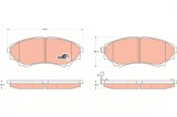 TRW GDB3403 COTEC set placute frana,frana disc