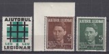 ROMANIA 1940 AJUTORUL LEGIONAR SERIE MNH