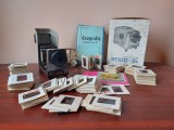 Proiector diapozitive Etude 2C (1988) &ndash; vintage, perfect funcțional, cu ambalaj original.