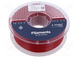 Filament ABS 1,75mm roșu 1kg High Speed GEMBIRD