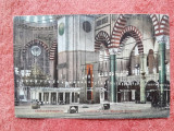 Carte postala, Constantinopole, MosqueeSuleymanie, interior, inceput de secol XX