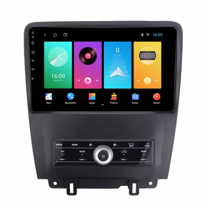 Navigatie dedicata cu Android Ford Mustang 2009 - 2014, 2GB RAM, Radio GPS Dual