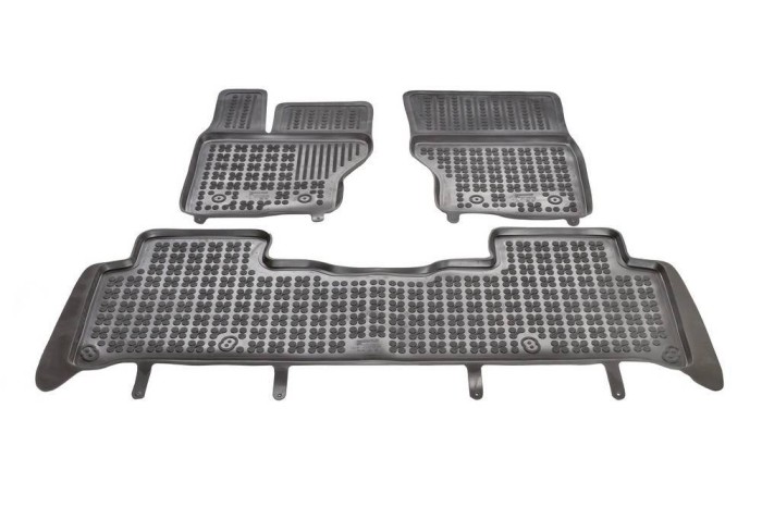 Covorase Presuri Auto Cauciuc Dedicate Land Rover DISCOVERY V (rand 3 scaune pliat) 2017-2023| Land Rover RANGE ROVER SPORT II 2013-2022