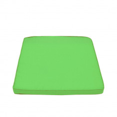 Perna patrata pentru scaun, impermeabila, cu fermoar, 45x45 cm, culoare verde foto