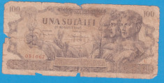 (18) BANCNOTA ROMANIA - 100 LEI 1947 (27 AUGUST 1947) foto