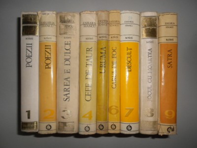Zaharia Stancu - Scrieri 9 volume (1971-1979, editie cartonata, seria completa) foto