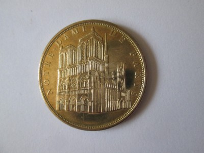 Jeton catedrala Notre-Dame de Paris editia 2010 foto