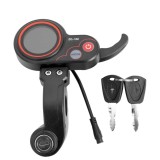 Display acceleratie ZQ-100 cu 6 pini si contact cu cheie trotineta electrica
