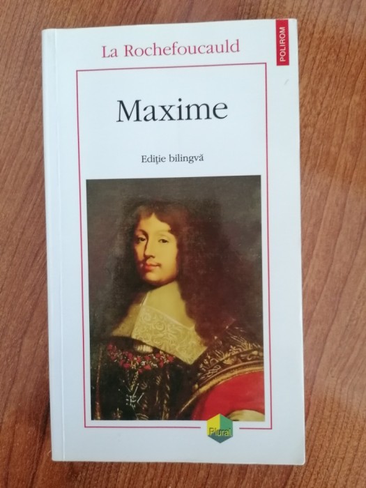 La Rochefoucauld, Maxime, ediție bilingvă