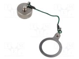 Capac conector USB AMPHENOL, flanșă pătrată, placare nichel