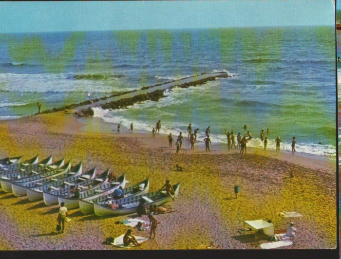 CPI B12751 CARTE POSTALA - EFORIE NORD, PE PLAJA, BARCI