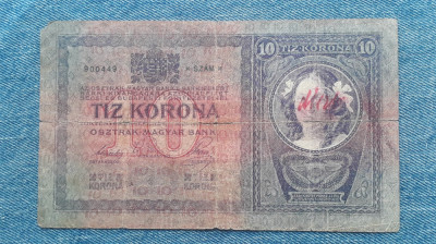 10 Kronen 1904 Austro-Ungaria / korona coroane Austria Ungaria foto