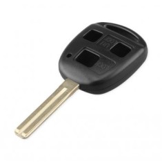 Carcasa cheie Topautochei&reg; pentru Toyota Camry Rav4 Corolla Yaris Land Cruiser Lexus RX300 ES300 LS400 GX, lamela 37mm, 3 butoane