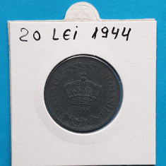 Moneda frumoasa din Regatul Romaniei 20 Lei 1944 - in stare foarte buna