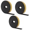 Set 3 buc, Banda autoadeziva pentru etansarea usilor si ferestrelor, Profil P, 9mm x 5.5mm, Rezistenta UV, Cauciuc EPDM, 6 m, Maro