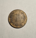 10 bani 1867 Heaton