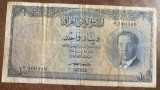 B11 36 - Bancnota foarte veche - Iraq - 1 dinar (one dinar)