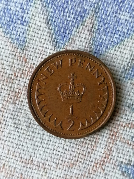 1/2 NEW PENNY 1973 MAREA BRITANIE