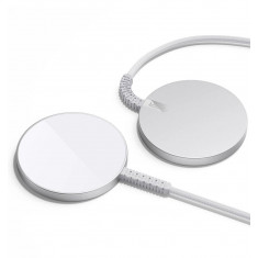 ESR Halolock Mini Magnetic wireless charger cu MagSafe - argintiu