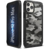Husa Plastic - TPU Ringke Fusion X Design Camo pentru Apple iPhone 12 Pro Max, Neagra XDAP0017