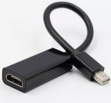Cablu Adaptor HDMI Mama - Mini DisplayPort Tata Well, 15cm, Mini DP &gt; HDMI