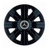 Set 4 Capace Roti pentru Mercedes, model Cosmos Black, R15