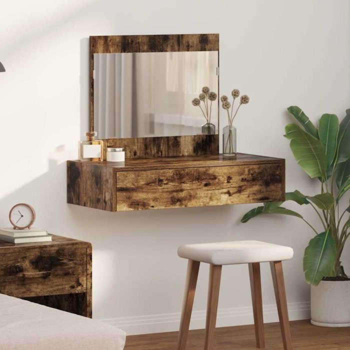 vidaXL Masă de Machiaj cu sertar Maro 83 x 40 x 70 cm Lemn compozit