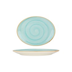Bonna Placa de service - Aqua - Por&Aring;&pound;elan - 25x19 cm - set de 2