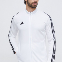 adidas Performance hanorac de antrenament Tiro 23 culoarea alb, cu imprimeu HS3501