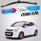 Cumpara ieftin Ștergătoare Citro&euml;n C1 Gen II B4 Hatchback 2014-prezent | Ștergător Față Flat Premium &ndash; TeamCar&reg;