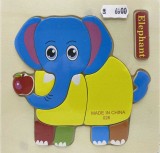 Puzzle lemn elefant