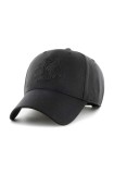 47brand șapcă din amestec de l&acirc;nă NHL Chicago Blackhawks culoarea negru, cu imprimeu