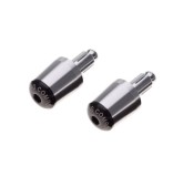 Set 2 capeti ghidon moto conici, culoare argintiu, din aluminiu Cod Produs: MX_NEW AW56922S