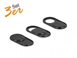 Set 3 bucati protectii camera pentru laptop/ smartphone/ tableta, Delock 20652