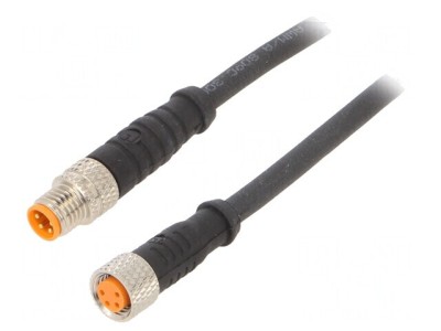 Cablu de Conectare M8 4P 2m PVC foto