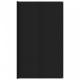 vidaXL Covor de cort, negru, 400x400 cm, HDPE