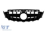 Grilaj lacuit negru tip E63 A Design potrivit pentru Mercedes E-Class W213 sedan, S213 break, C238 coupe, A238 cabriolet 2016-2019 cu deschidere pentr