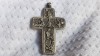 MEDALION CRUCE CRUCIFIX de colectie MASIV PECTORAL OPULENT unic FRANTA vechi
