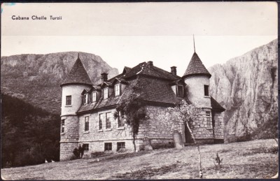 AMS - ILUSTRATA/VEDERE 862 CABANA CHEILE TURZII 1963, CIRCULATA foto
