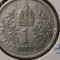 AUSTRIA 1 CORONA 1893 argint