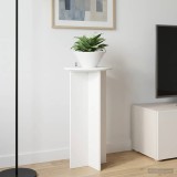 vidaXL Suport pentru plante 2 pcs Alb foarte lucios 40 x 40 x 80 cm 899703
