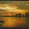 CPIB 22318 - CARTE POSTALA - DELTA DUNARII. APUS DE SOARE PE BRATUL SULINA
