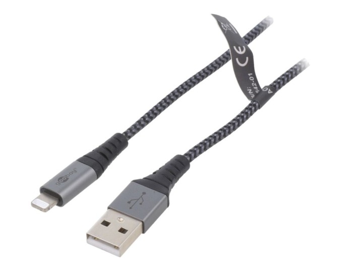 Cablu USB 2.0 Apple Lightning 2m