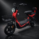 Scuter Electric KUGE, Saige, Fara Permis, Motor 500W, Baterie 48V20Ah, Autonomie 60km, 153x40x85 cm, Viteza Maxima 25km/h, Rosu