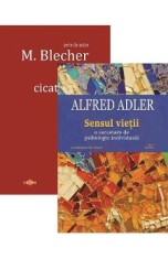 Pachet 2 carti: Inimi cicatrizate + Sensul vietii - Max Blecher, Alfred Adler