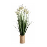 Cumpara ieftin Planta artificiala in ghiveci alba verde &Oslash; 9 cm x 63 H